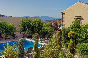 Garden & pool view